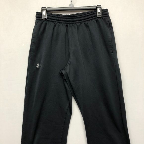 Under Armour Men Active Pants Sweatpants Size Medium Black B229 -30 - Picture 12 of 16